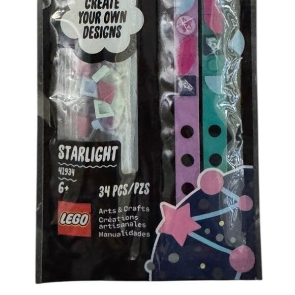 LEGO Create Your Own Design Bracelet Starlight 41934 34 Pcs New Sealed Retired - Picture 2 of 3